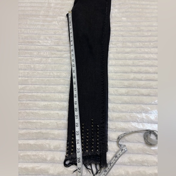 MOTHER The Stunner Zip Ankle Step Fray in Wrong Side of the Track, sz 27 - Picture 15 of 15